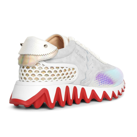 Christian Louboutin Loubishark Donna Flat Maya AB Platform Low Top Sneaker 40.5 - Picture 8 of 12